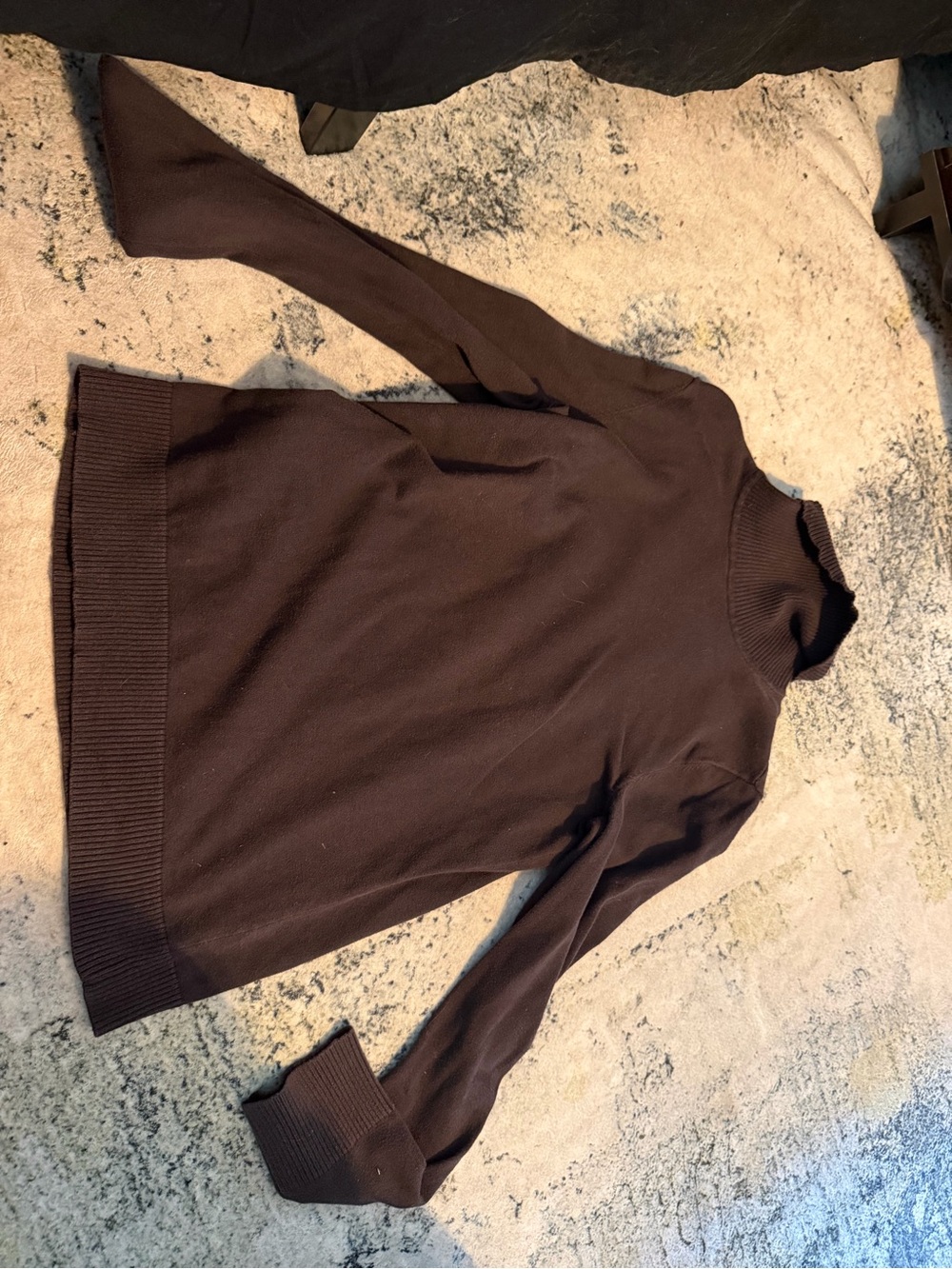 Eddie Bauer Chocolate Brown Turtleneck Sweater